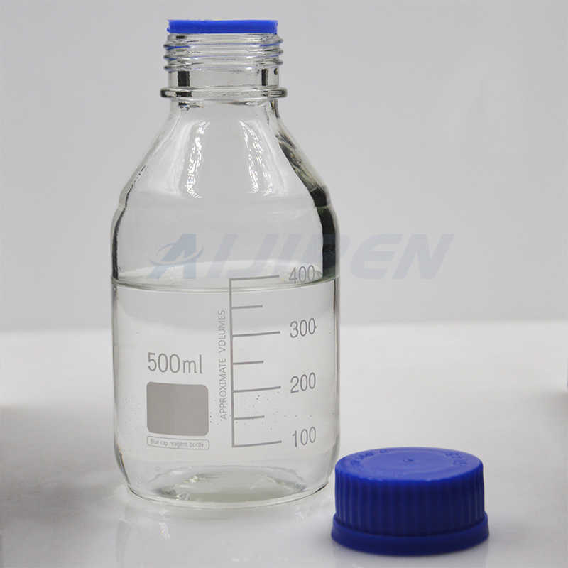 Simax Glass clear reagent bottle